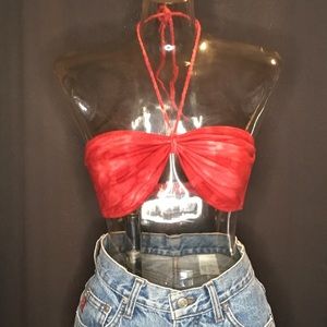 Hemp Tie-Dye halter top